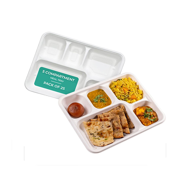 Biodegradable 5CP Tray