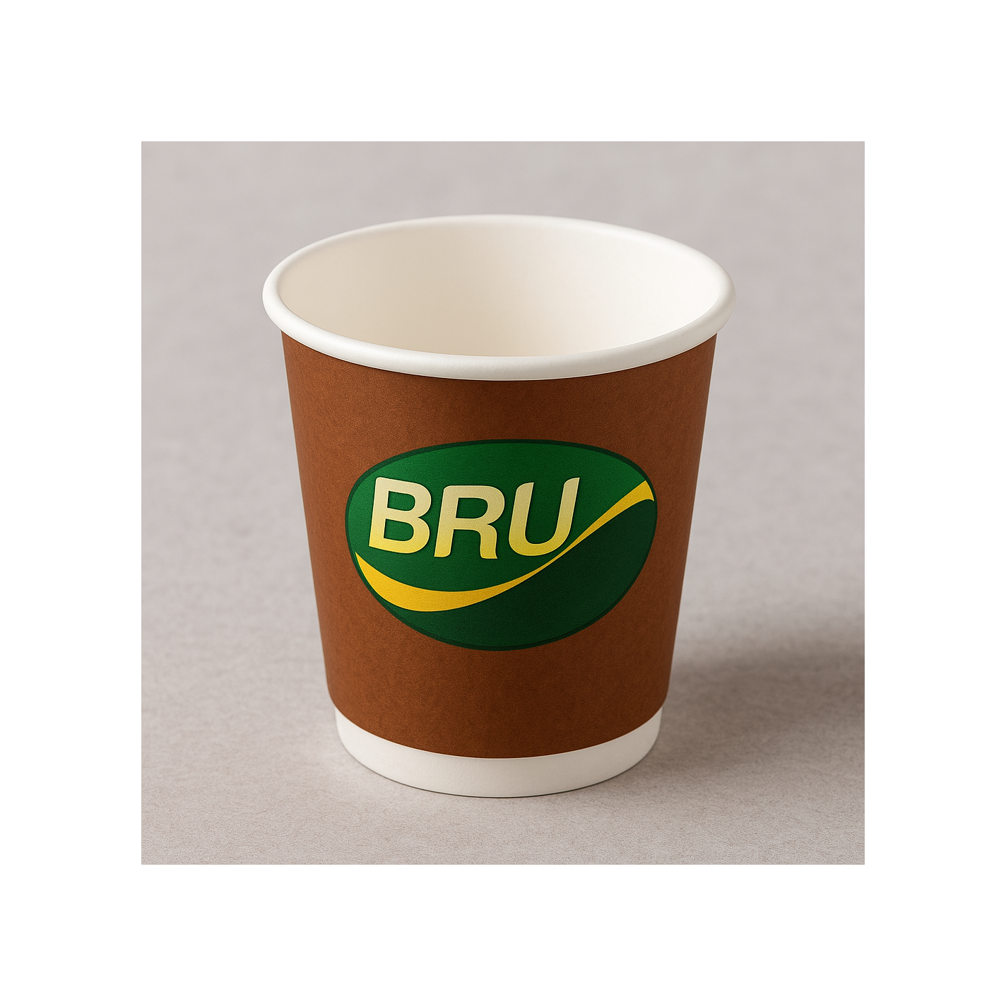 150ml Bru Printed Paper Glass
