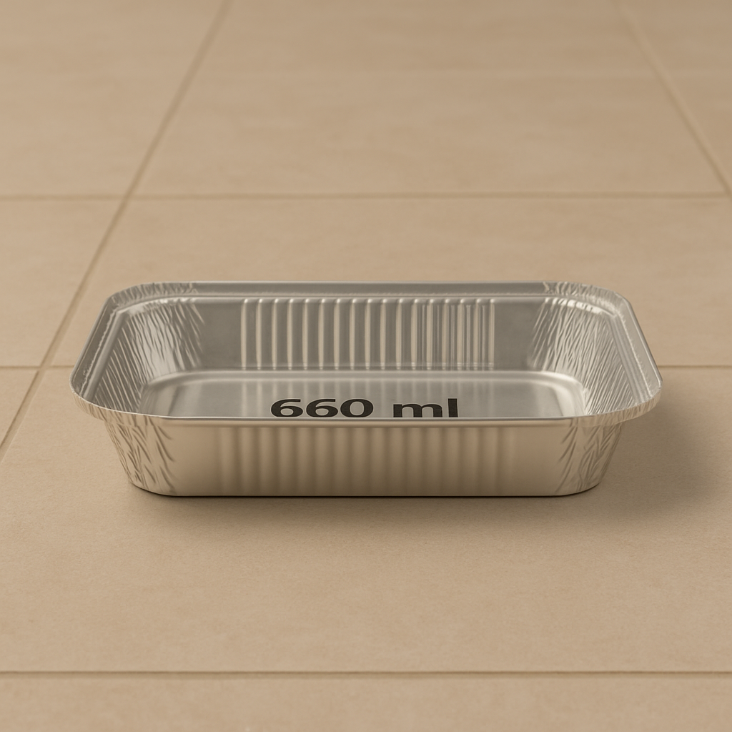 Aluminium Container 660ml