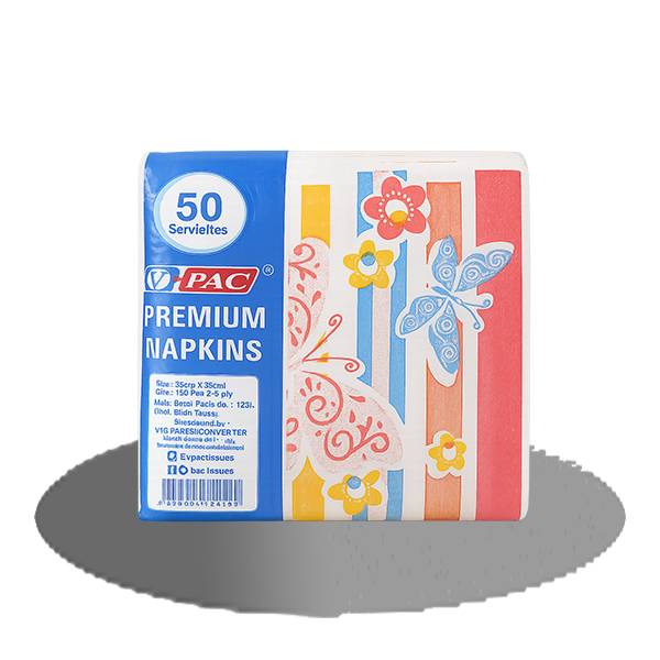 V-PAC Printing Napkin(Butterfly)